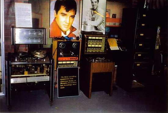 Recording equipment from American Studios that Elvis used making 35 hits, very unique and rare