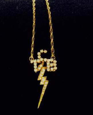 TCB 14 K gold with diamonds